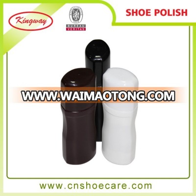 Convenient in stock plastic bottle for shoe polish