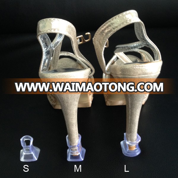 PVC Plastic High Heels Covers Anti-Slip Heel Stopper Protects Heels from Sinking in Grass